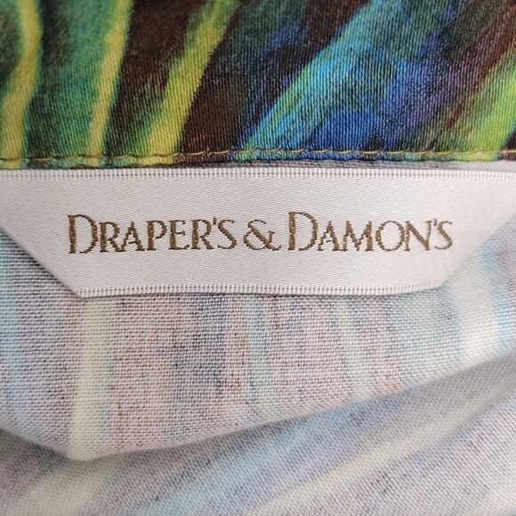 Draper's & Damon's Women's Multi Colored Lightweight Zip Front Jacket Size L - Picture 7 of 10